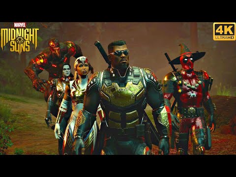 The Midnight Suns Kill Dracula Scene with Midnight Sun Skins - Marvel's Midnight Suns (4K 60FPS)