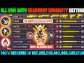 Free Fire Max Auto Headshot Trick 2026 Sensitivity Setting 2gb 4gb 6gb Ram Headshot Sensitivity