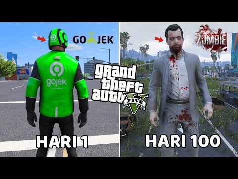 100 HARI DI GTA 5 ZOMBIE - GTA 5 MOD