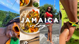 JAMAICA TRAVEL VLOG | Montego Bay 🌴🇯🇲🌴 | AirBNB Tour, Drone Shots, Zip lining, Bar in the Ocean |