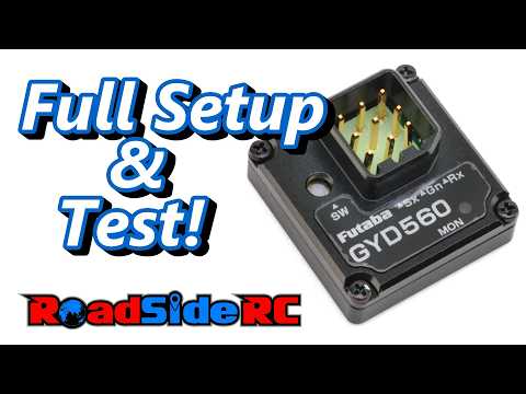 Futaba GYD560 Drift Gyro: Unboxing | Setup | Test Drive