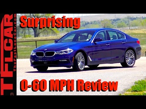 2017 BMW 530i Review: How Fast is 4 Cylinder 5 Series Turbo from 0-60 MPH?