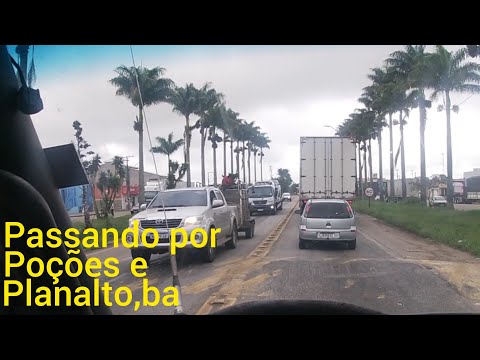 Passando por poções e planalto na Bahia.