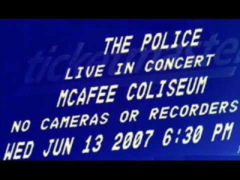THE POLICE - Invisible Sun (Oakland, CA 13-06-2007 Mcafee Coliseum USA) (AUDIO)