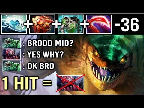 How Tidehunter Delete Brood Mid Ez Dota 2