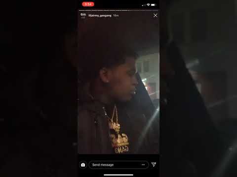 Lil Jairmy blowing some gas