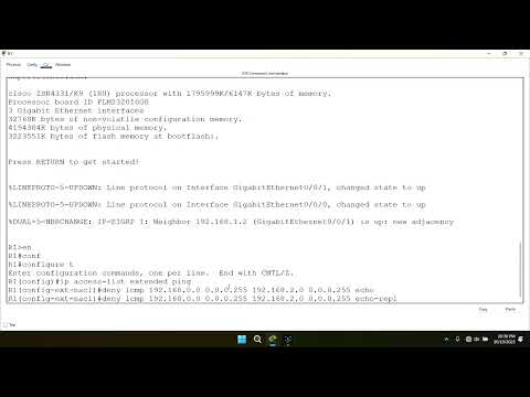 How To Configure an Extended Named ACL in Cisco Router - CCNA (R & S) | Step-by-Step Tutorial