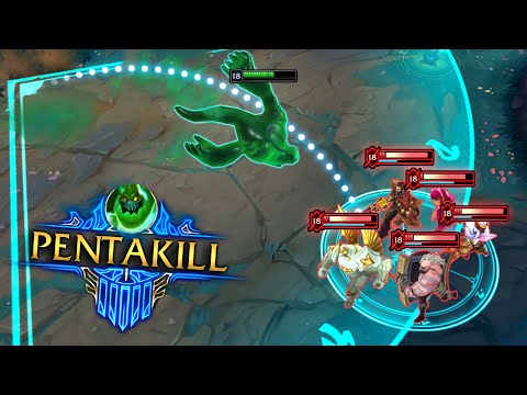 PERFECT PENTAKILL MOMENTS IN LEAGUE OF LEGENDS #7