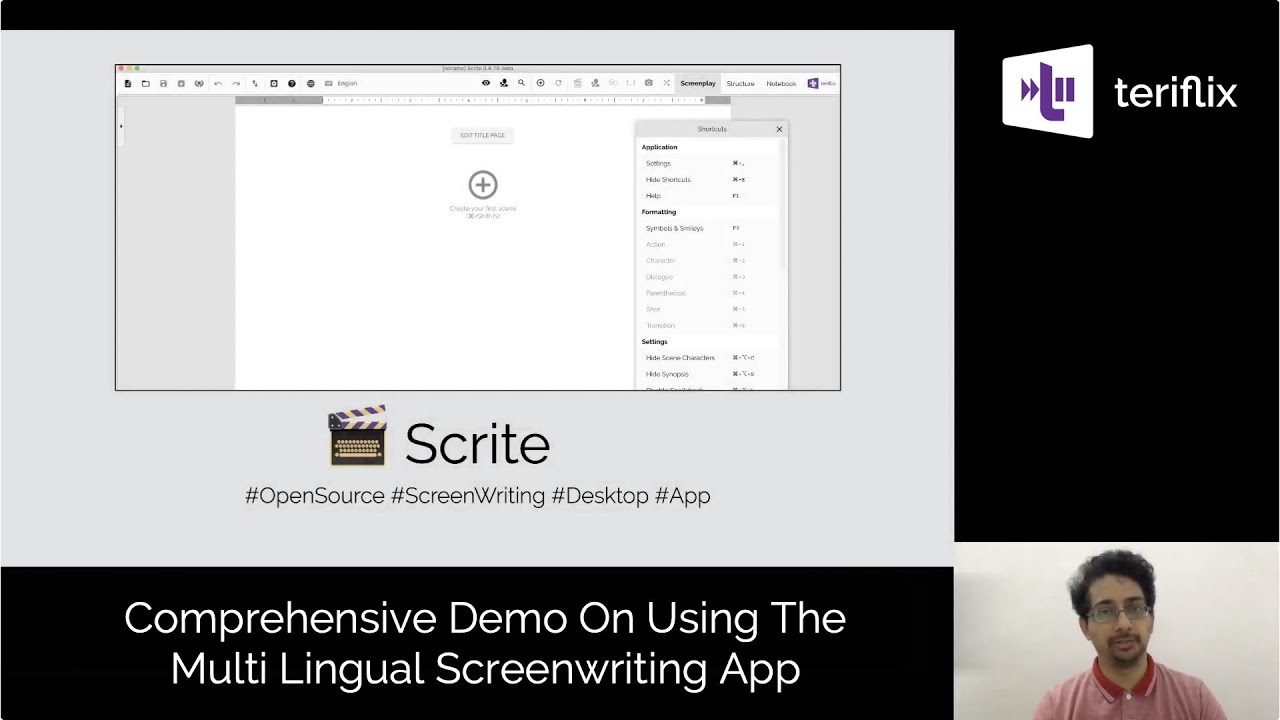 Scrite Tutorial - Aug 2020 Edition