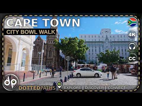 CAPE TOWN Grand Parade to De Waterkant | 4K Walking Tour Binaural Audio