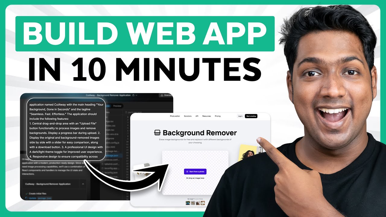 How to Create a Fully Functional Web App with AI for FREE | Text to App 🤯
