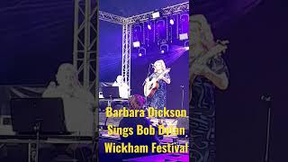 Barbara Dickson Sings Bob Dylan song @wickhamfestival2867