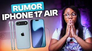 IPHONE 17 AIR - O CELULAR ULTRAFINO DA APPLE VAI SUPERAR O GALAXY S25 EDGE?
