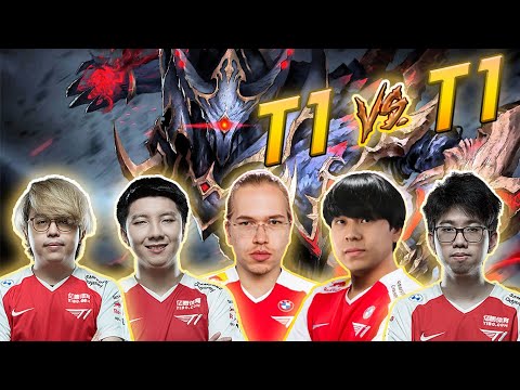 T1 FULL ROSTER! TOPSON SHADOW FIEND FULL GAMEPLAY DOTA 2 PRO HIGHLIGHTS