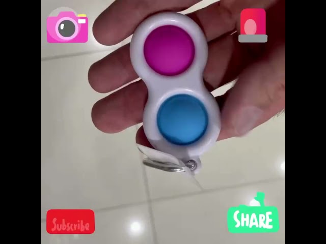 Vídeo relacionado con Yeefunjoy 30 PCS Pop Fidget It Toys, Silicona Fidget Juguete Llavero, Push Pop Bubble Fidget Juguetes Sensoriales Multicolor, Mini Bubble Toy para Alivio del Estrés, para Niños Adultos