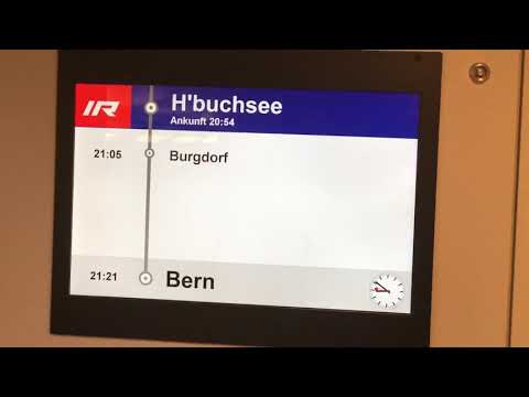 SBB Ansage - Herzogenbuchsee - IR17 Zürich HB – Bern (2019)