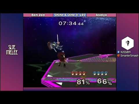Shine & Dine 9: Ben Zed (Marth) Vs. Asidyx (Marth) - LR2