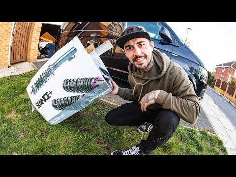 UNBOXING NEW PARTS!! VW COILOVER INSTALLATION