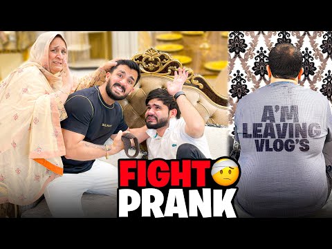Fight Prank on MAA G after long time chitrol krwa li😂Shazi Quit Vlogs😱