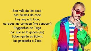 J Balvin - Amarillo (Letra)