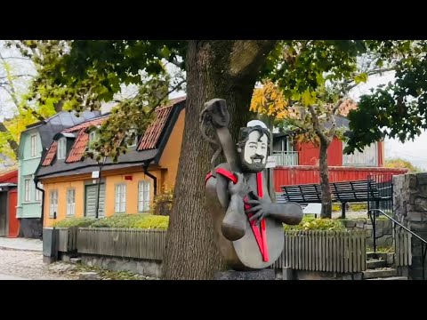 Stockholm Walks: charming area w. view & history. Glasbrukstäppan- Cornelisparken- Björns trädgård.