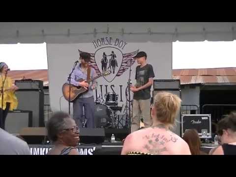 Cameron Nelson sings with Chadwick Stokes & Erin Ivey Horse Boy Music Fest 4-13-14