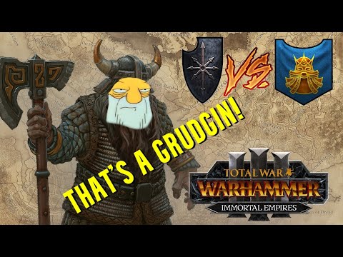 NEW GRUDGES TO SETTLE In Immortal Empires! Dwarfs vs New Archaon | Total War Warhammer 3