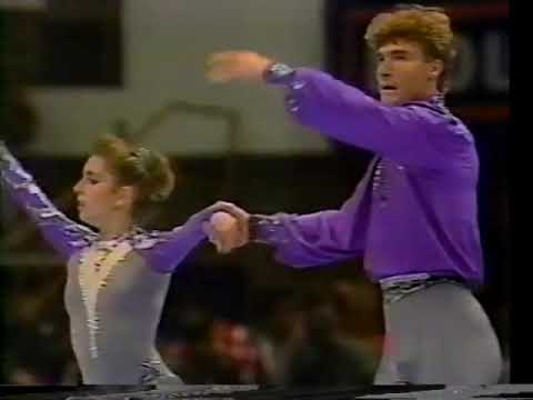1991 Skate America (CBS) - Pairs Short - Profile on Irina Rodnina, Leonova & Petrovski URS Clip