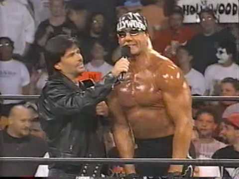 (8.4.1997) Road to RW '97 Part 1 - President Bischoff talks to Hogan
