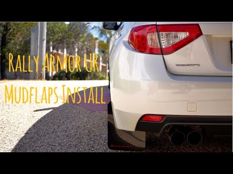 Rally Armor UR Mudflaps Install | WRX Hatch