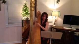 "God Rest Ye Merry Gentlemen" by Melody Long Anglin, harpist and vocalist