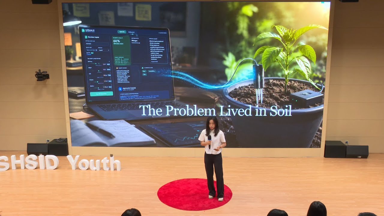 SoilSense: AI-Powered Soil Care for a Sustainable Future | Allison Huang | TEDxSHSID Youth
