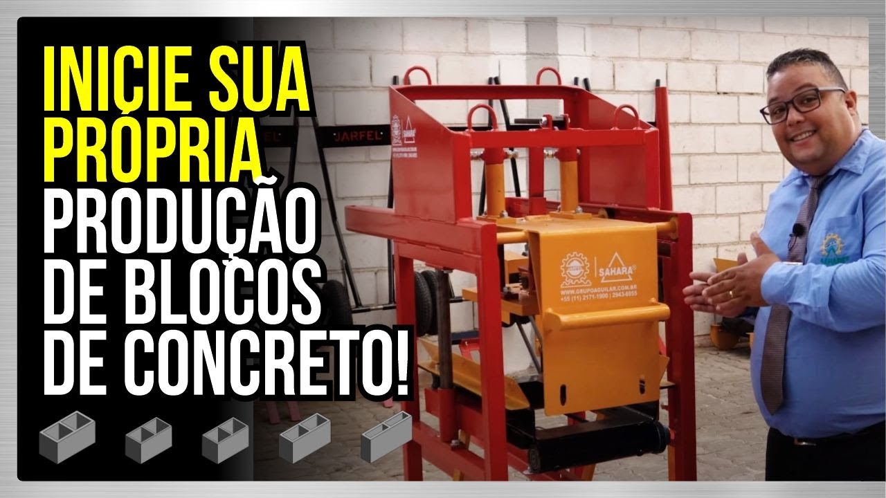 LX 2000 Comercial Máquina Para Blocos de Concreto: A Campeã de Vendas da Jarfel // Sahara