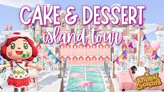Dessert themed island tour! 🎂 Whole Cake One piece anime inspired ACNH animal crossing new horizons