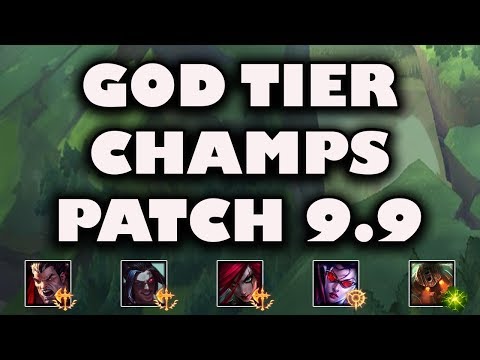 S Tier Champs For All Roles Patch 9.9 | Best Champions To Carry Solo Queue Patch 9.9