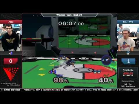 IIT Biweekly [2/8/17] - Azzu (Falco) vs. ME | Vro (Marth) - SSBM - Winners Finals