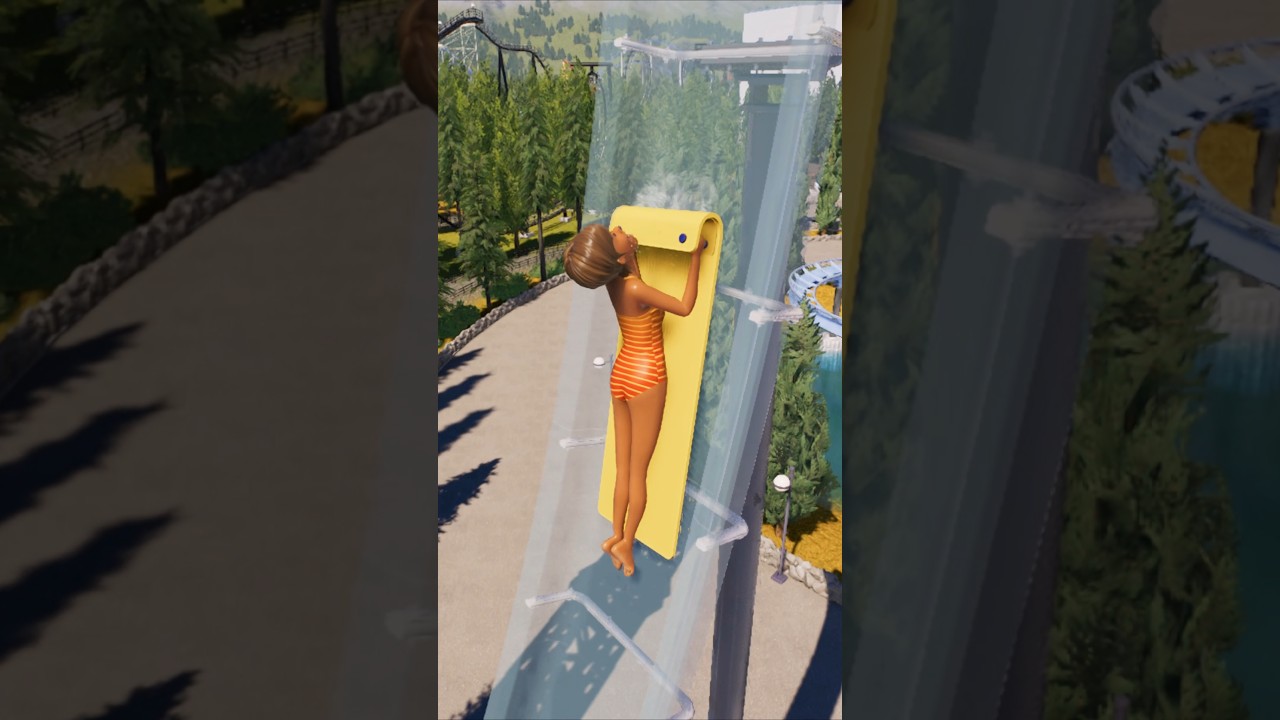 Who Builds a Slide Like This? - Planet Coaster 2 #waterslide #waterpark