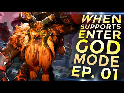Dota 2 - When SUPPORTS Enter GOD Mode - Ep. 01
