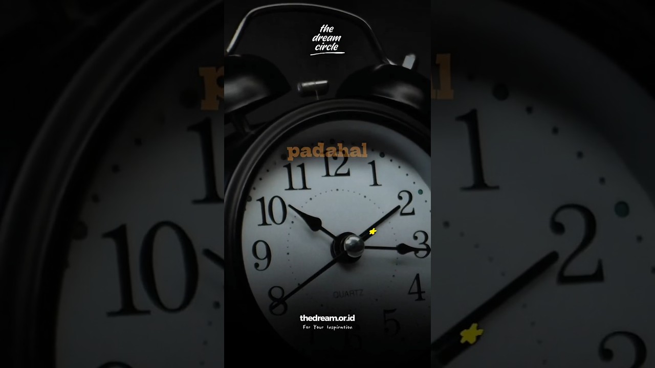 Ini soal waktu kita bukan waktu orang lain