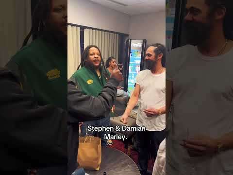 The Marley Brothers, Stephen & Damian! #bobmarley 🎥: @SPEXDABOSS #tuffgong #reggae #jamaica #fyp