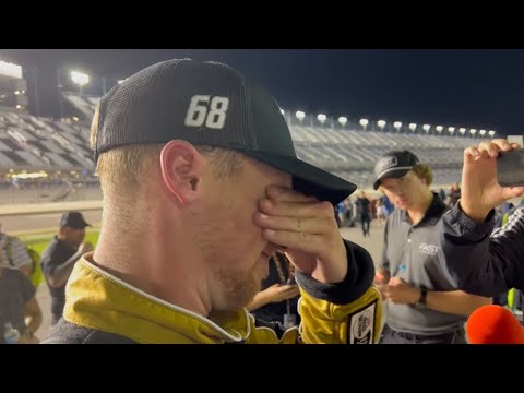 Brandon Brown Very Emotional, Defeated After Daytona Finish