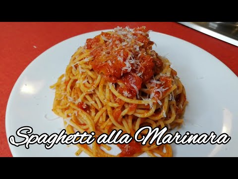 Spaghetti alla Marinara .. Piatto veloce e facile. Ricetta Vegetariana/Vegana @ChefJasonznc