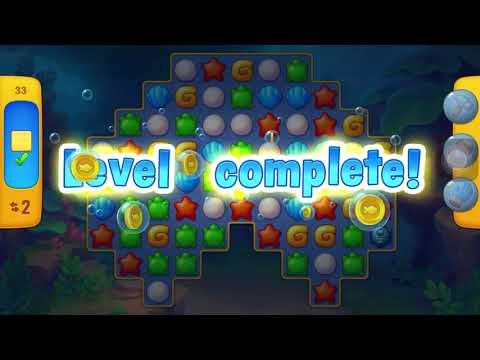 Fishdom level 33 (super hard)