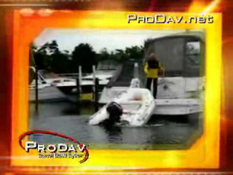 PRODAV SWIVEL DAVIT SYSTEM davits/lift for inflatable, boat, dinghy, tender, rib commercial