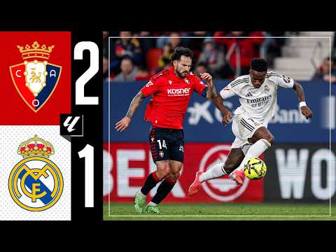 RESUMEN | Osasuna 2-1 Real Madrid | LaLiga