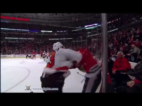 Dan Carcillo vs Jake Dowell