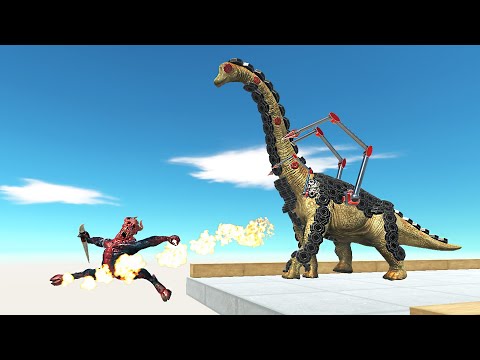 DARK BRACHIOSAUR ATTACKS WITH TENTACLES | ANIMAL REVOLT BATTLE SIMULATOR UPDATE