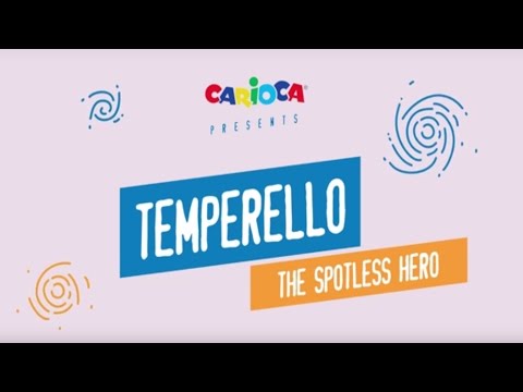 Sausa tempera CARIOCA Temperello, 8 vnt. video