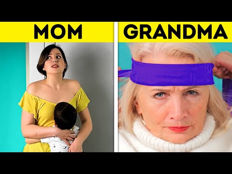 MOM VS. GRANDMA || Funny Situations And Awkward Moments With Relatives