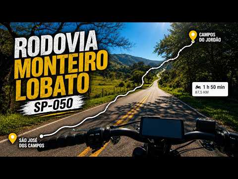 ESSA ESTRADA SAI DE SÃO JOSÉ DOS CAMPOS E É UM PARAÍSO PARA MOTOCICLISTAS!